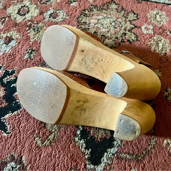 Swedish Hasbeens T-strap sky high 38 7.5 - Picture 4 of 5